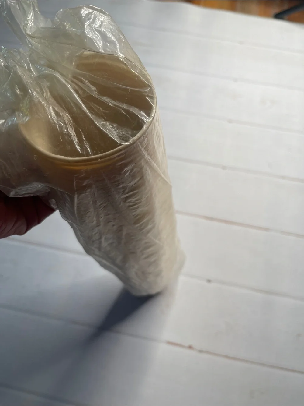 Vintage McDonald’s Courtesy Cups Disposable Sleeve 90 Waxed Ronald Logo